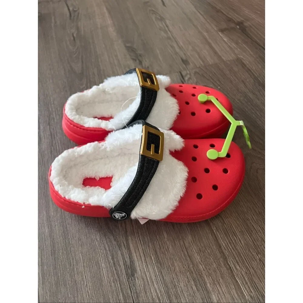 Crocs Unisex-Child Classic Holiday Lined Clogs